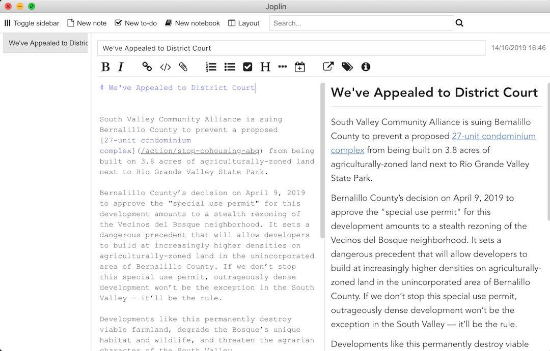 Joplin Markdown Reference Markdown Guide